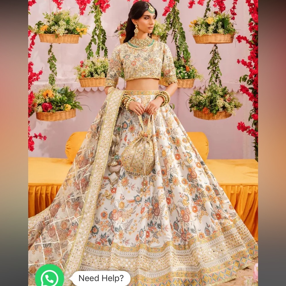 FAIZA FAISAL Haldi Dress Lehenga Choli